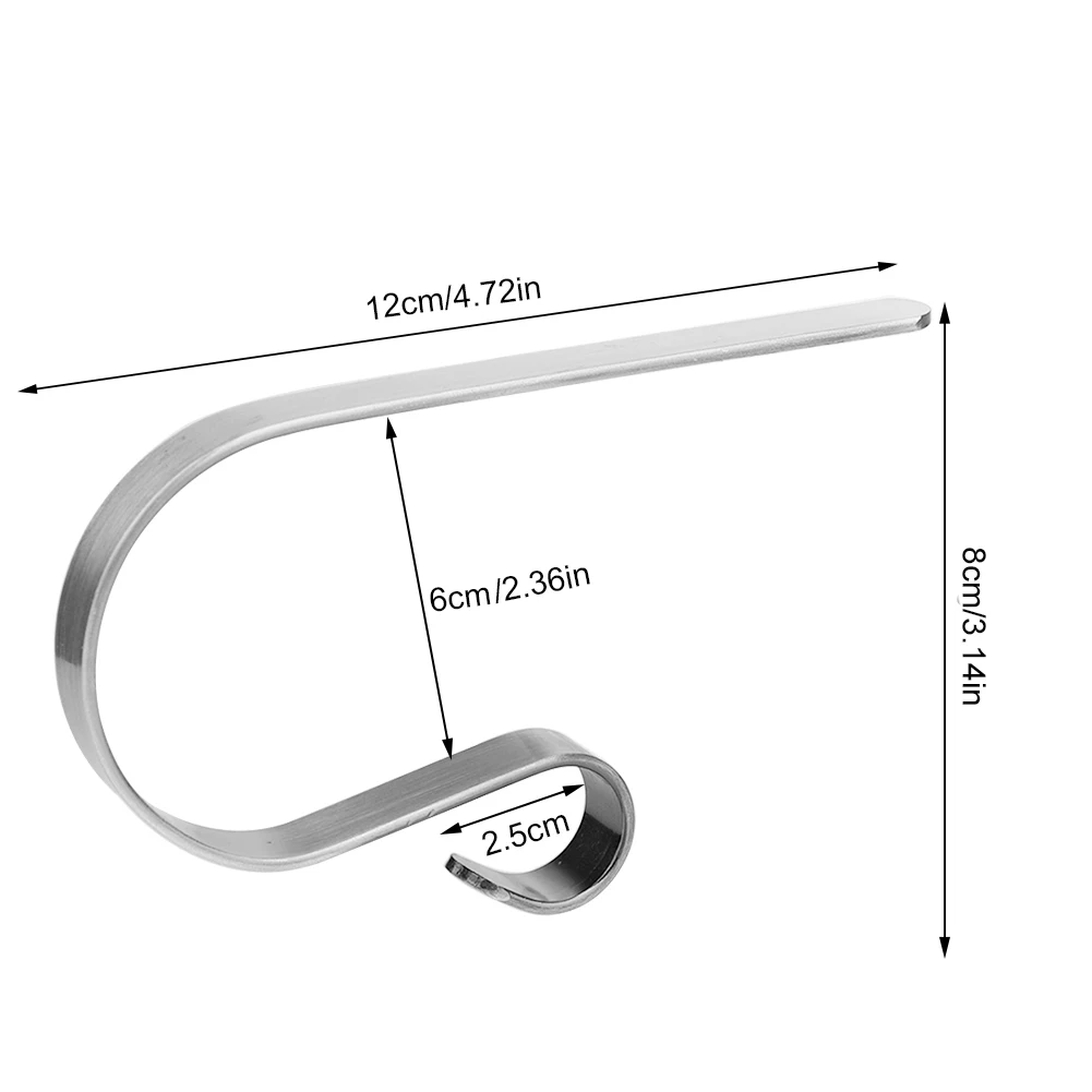 3 шт. Рождественские носки держатель пряжки Крючки каминной полки собственной