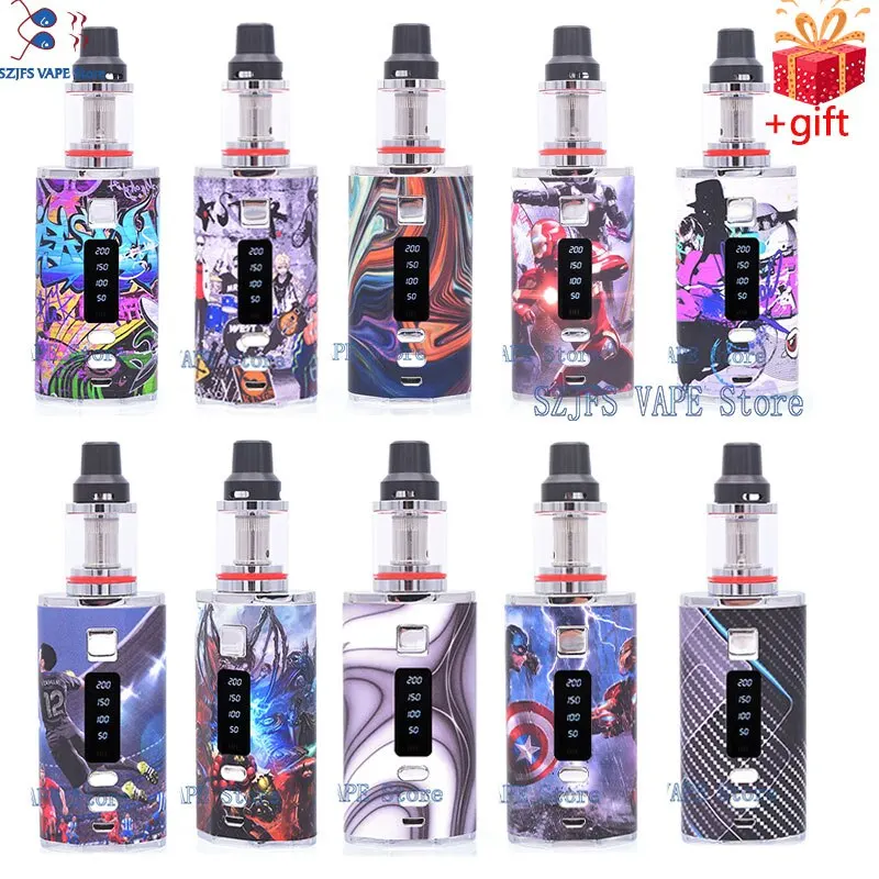 Electronic cigarette kit sub two 200W TANK Atomizer 3.0ml Vape Steam Adjustment 510 wire Built-in battery 4400 mA steam kit