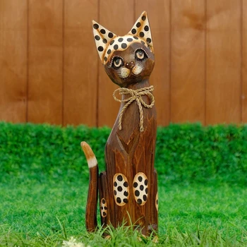 

Souvenir tree "Cat with a bow, ears with polka dots" 40x10x4 cm