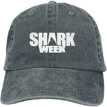 Джинсовая Шляпа Акула неделя бейсбольная кепка Спортивная Кепка взрослый Дальнобойщик головной убор сетчатая Кепка