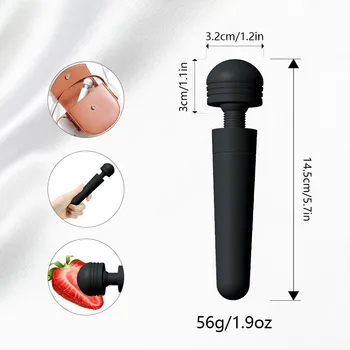 Magic AV Wand Vibrators for women, AV Stick Female G Spot Nipple Massager Clitoris Stimulator Sex Toys for Woman toys for Adults 2