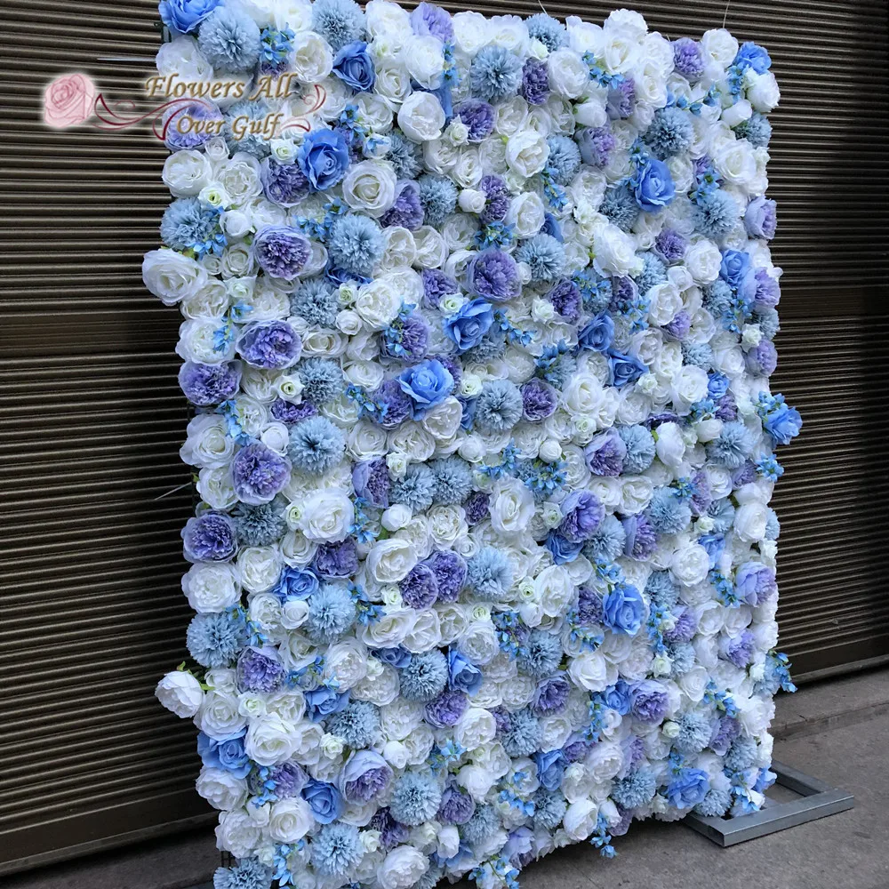 

Artificial Flower Wall And Fake Flowers Runner With New Peony For Wedding Background Decoration