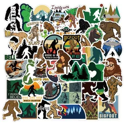 10/30/50PC Sasquatch Sauvage Dessin Animé Autocollants Valise Trolley à Roulettes Voiture Ordinateur Portable Décoration Autocollants Imperméables En Gros 