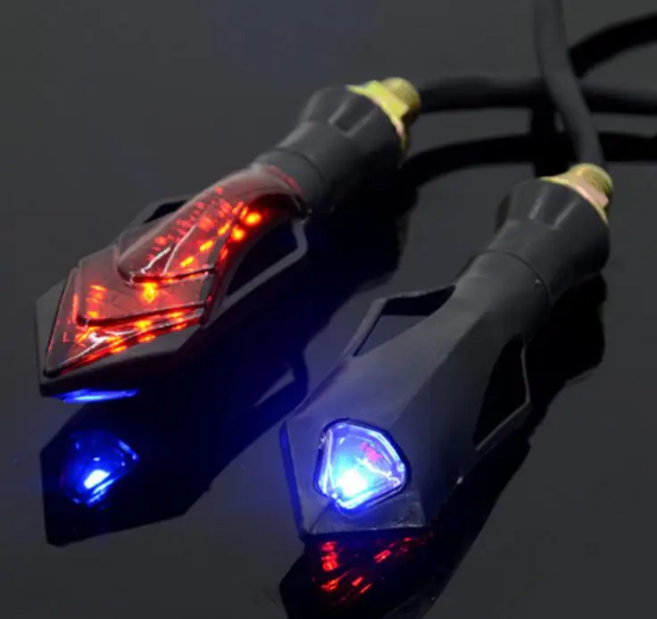 

500pcs Motorcycle LED Turn Signal Light Indicators Blinkers arrow Look Turn Signals for Honda Kawasaki Ducati