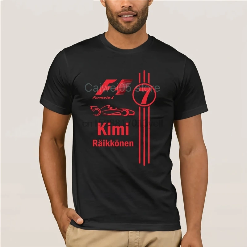 Крутые футболки Kimi Raikkonen модная мужская футболка с круглым вырезом Мужская