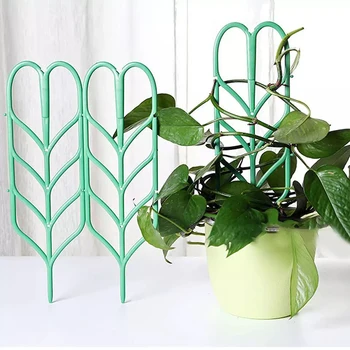 

Green Plastic Plant Climbing Frame Mini Frame Gardening Tool Diy Artificial Plant Flower Bracket Garden Tool