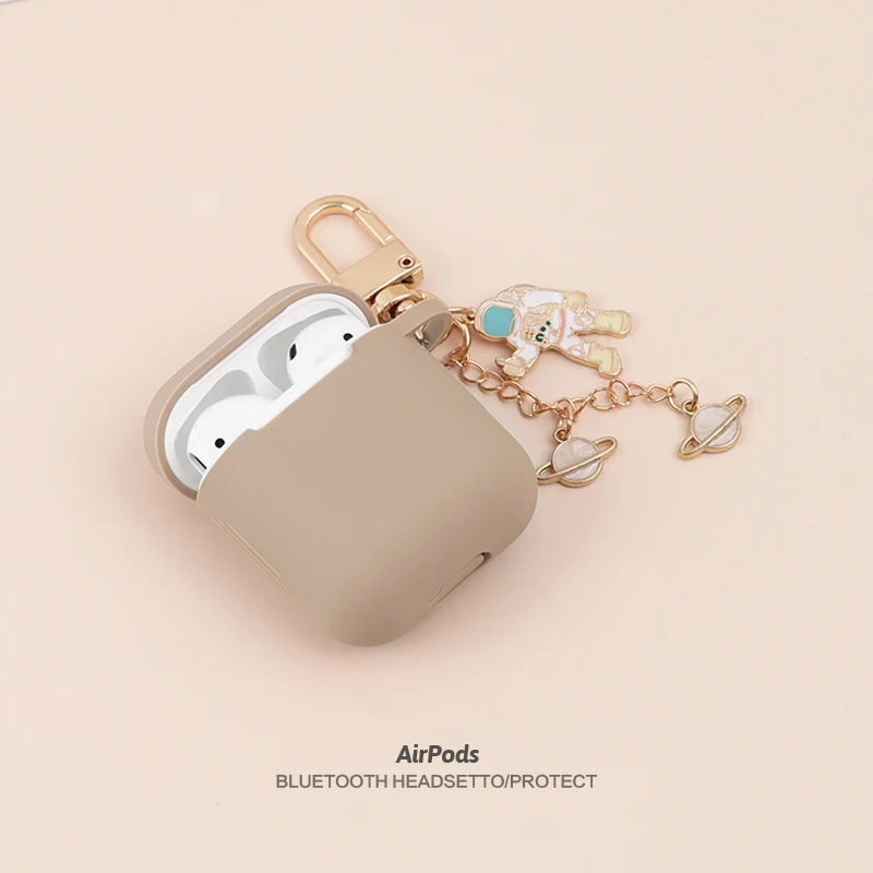 Космический астронавт, космонавт силиконовый чехол для Apple Airpods 1 2 аксессуары чехол Защитный чехол Сумка Коробка Чехол для наушников брелок