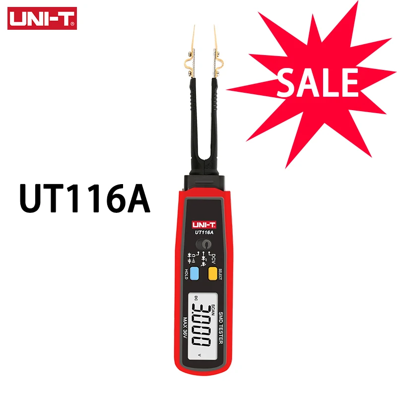 UNI T SMD мультиметр UT116A UT116C автоматический диапазон сопротивления емкость диод (RCD)
