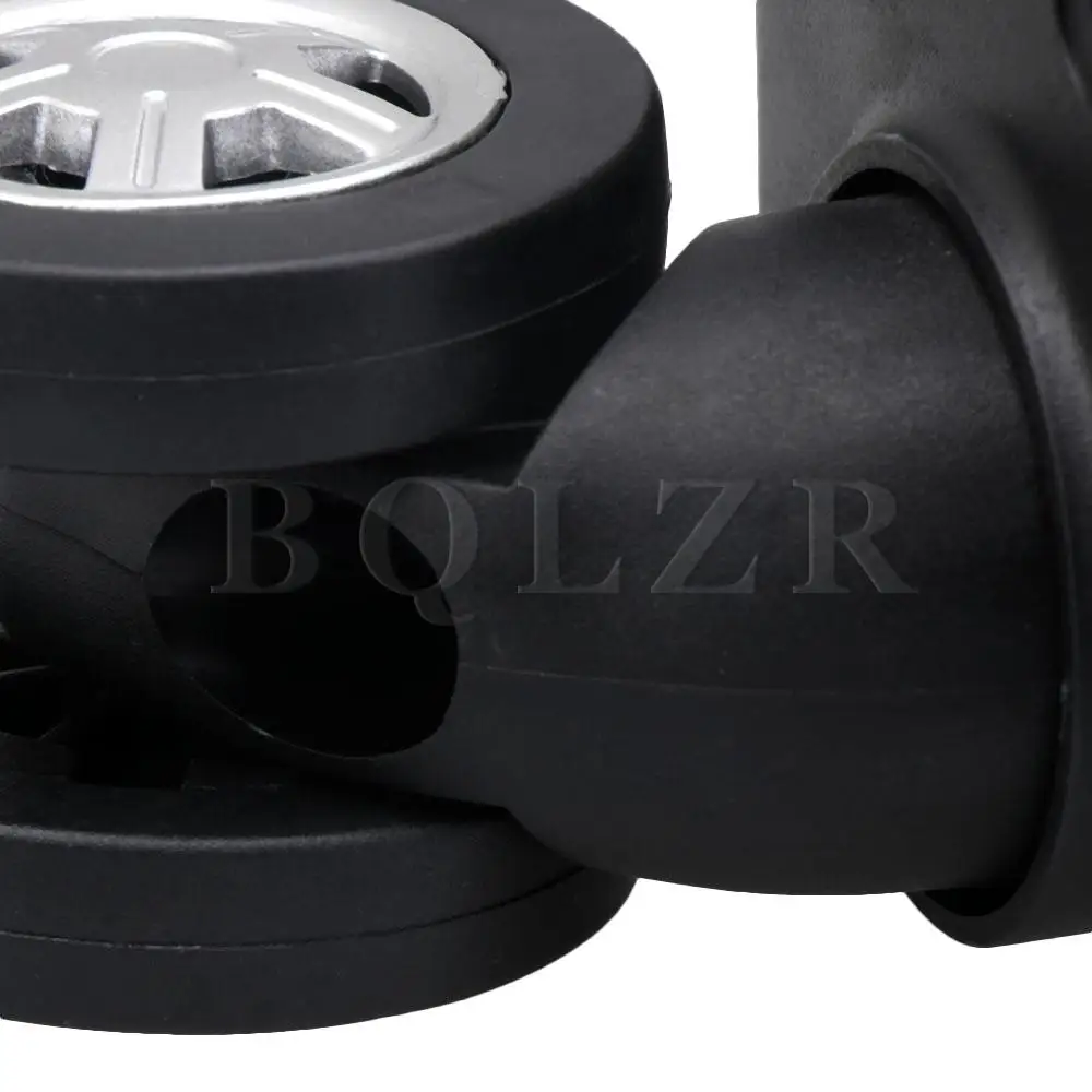 BQLZR 1 пара спереди DIY пластик Поворотный Чемодан чемодан колеса W028-2 OD56mm