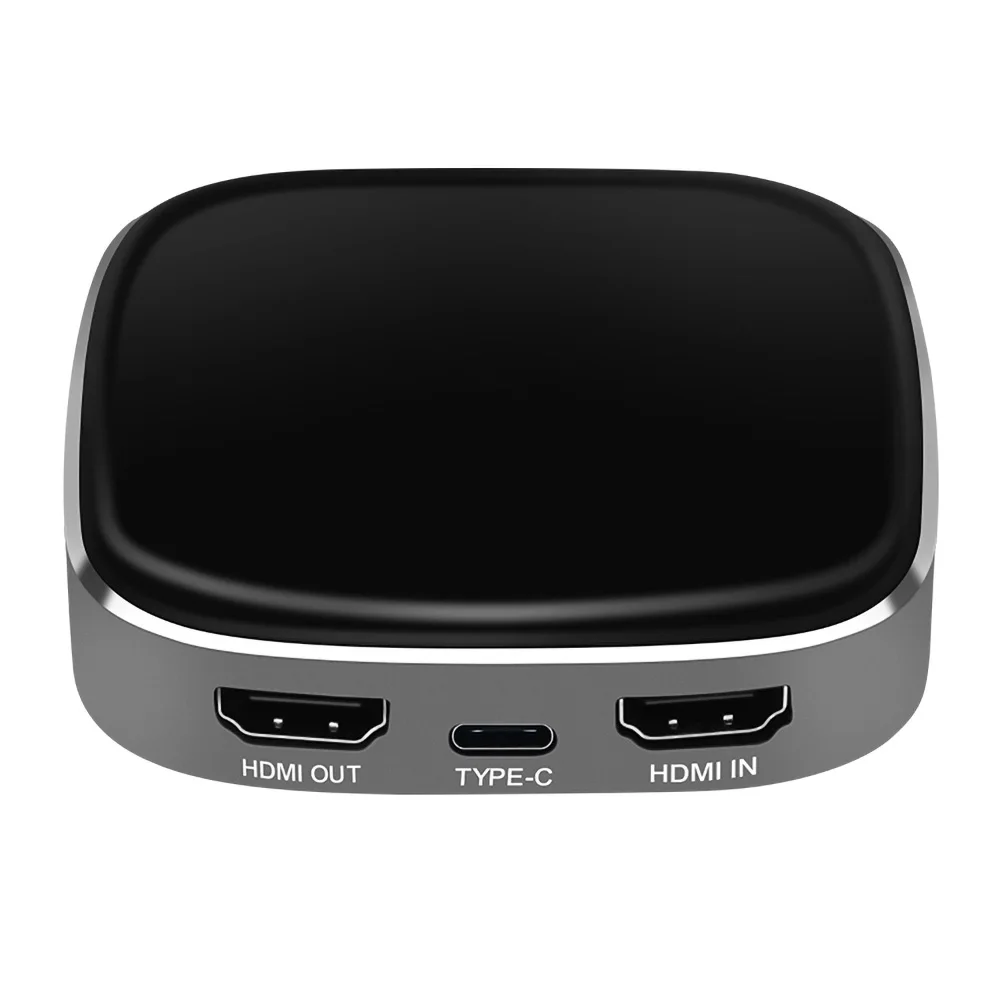 Тип C видеозахвата 4K 60fps Для захватов игры и видео HDMI устройство захвата поток Live для Xbox PS4 переключатель DSLR видеокамеры