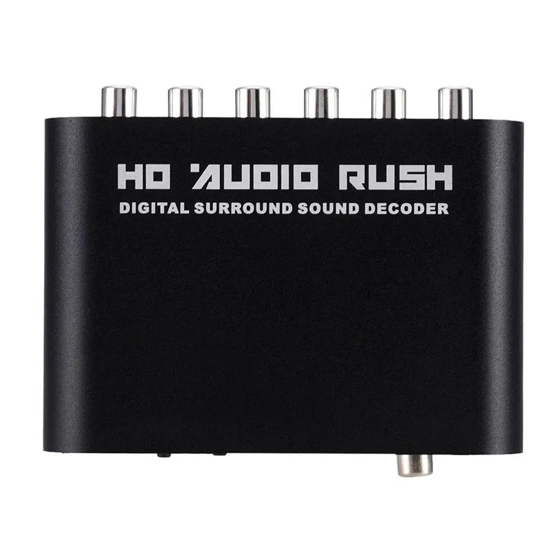 Bundwin 5.1CH аудио декодер HD audio Rush SPDIF коаксиальный к RCA DTS AC3 оптический цифровой