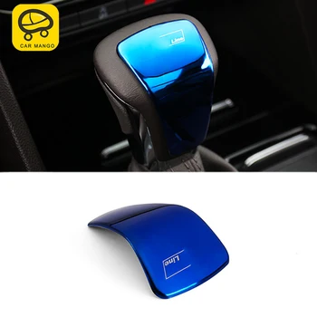 

CARMANGO for VW Volkswagen VW Atlas 2017-2019 Car Gear Shift Top Hand Chrome Cover Frame Trim Sticker Interior Accessories