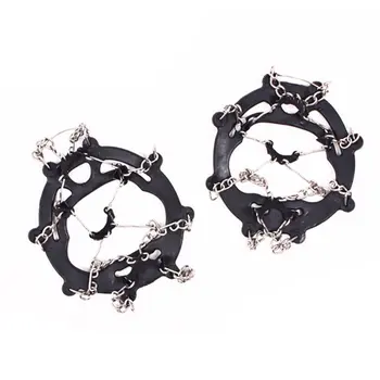 

Eight-tooth Reinforced Crampons Ice Snowfield Slip-resistant Shoe Covers Outdoor Climbing Anti-slip Crampons Shoes