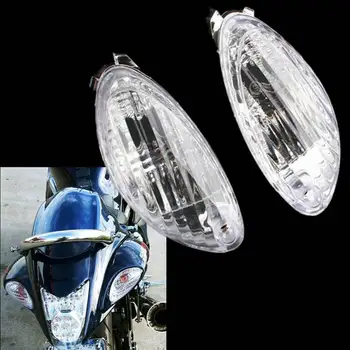 

2pcs Rear Turn Signal Indicator Blinker Lens For Suzuki Hayabusa GSXR1300 2008 2009 2010 Clear Motorcycle Accessories
