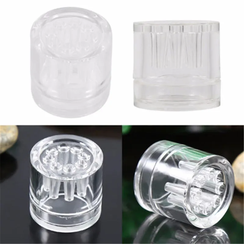 8 Hole Snail Trap Transparent Leech Vivarium Planarian Pest Catch Pen Red Bee Shrimp Worm Bait Feeding Box Aquarium Cleaner Tool