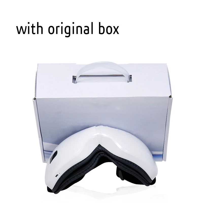 with retail box Новое поступление, Электрический массажер для глаз, Bluetooth, музыкальный вибрирующий инфракрасный нагрев, терапия, облегчение давления воздуха, прибор для ухода за глазами - Цвет: with retail box