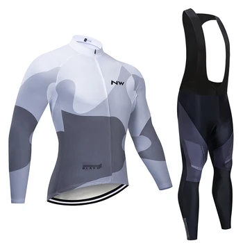 

Men's Long Sleeve Set Pro Team Bicycle Spring / Autumn Uniform Breathable Mountain Bike Clothing Ropa Ciclismo