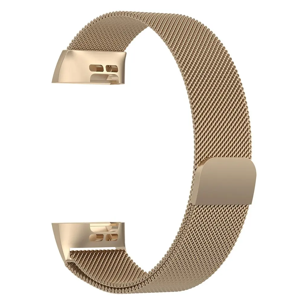 Для Fitbit Charge 3/Se Milan ремешок из нержавеющей стали магнитный браслет Milan хороший ремешок с обратной связью синий - Цвет ремешка: 197mm