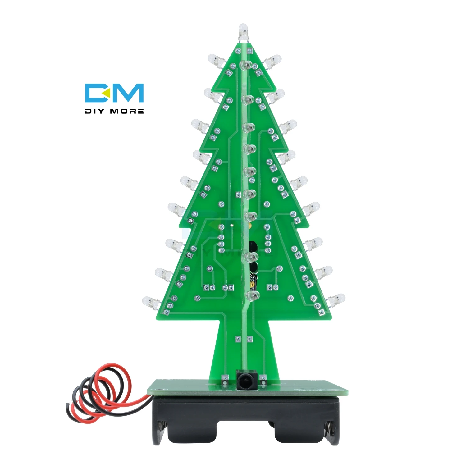 3D Xmas Tree 7 Color Light Flash LED 