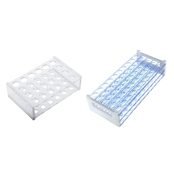 

24 Positions 5ml Centrifuge Tube Holder Stand Rack with Test Tube Bracket Rack for 12-1M Test Tubes 50 Hole Positions