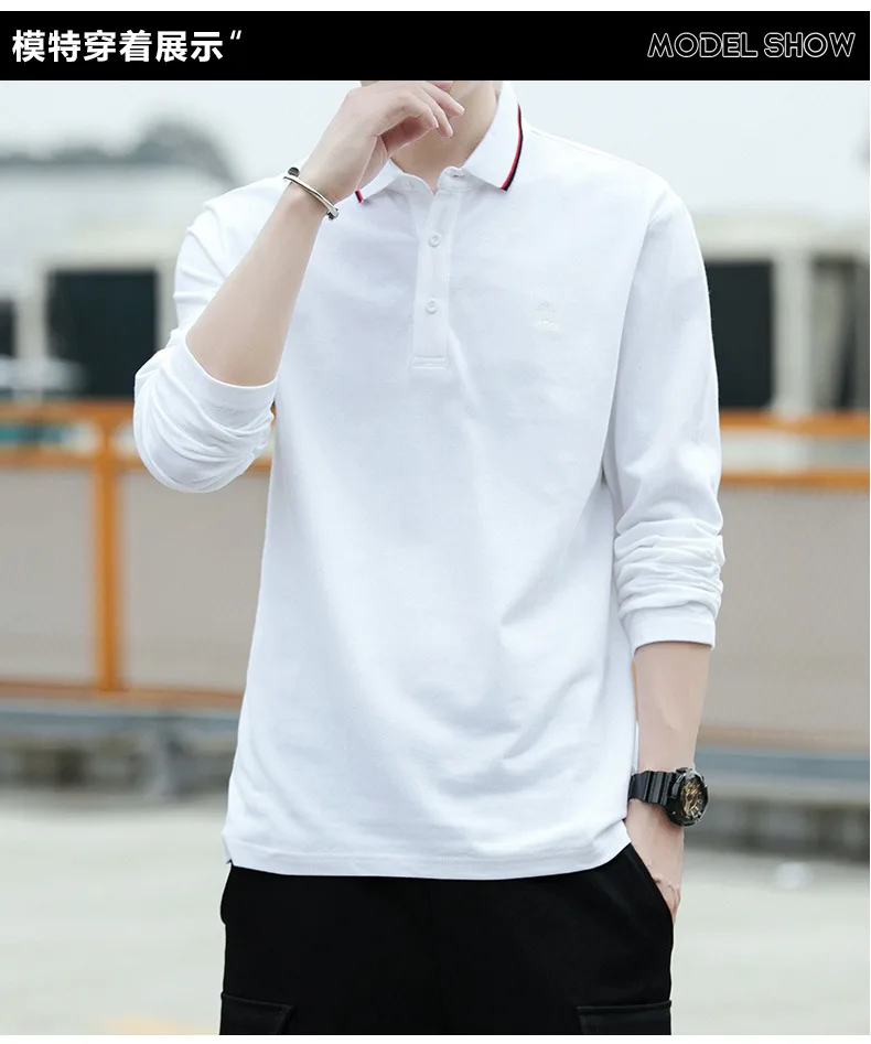 Zogaa мужские новые рубашки поло мужские повседневные однотонные топы мужские свободные не скатывающиеся рубашки поло мужские модные деловые рубашки