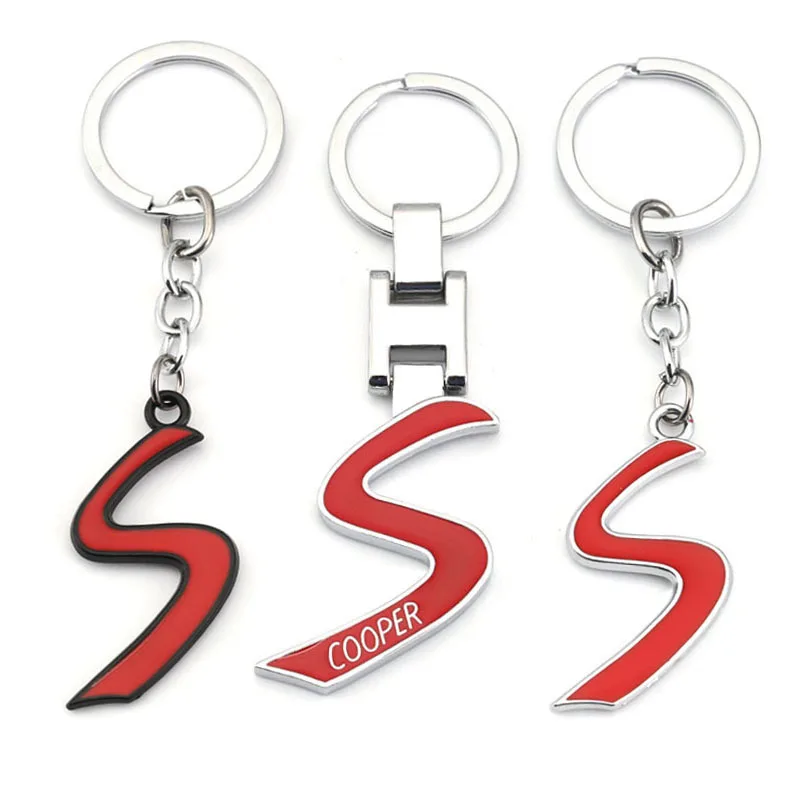 Car Keychain S Key Ring Holder for BMW Mini Cooper S One JCW Clubman Countryman Paceman R56 R55 R60 R61 F55 F56 F54 F60