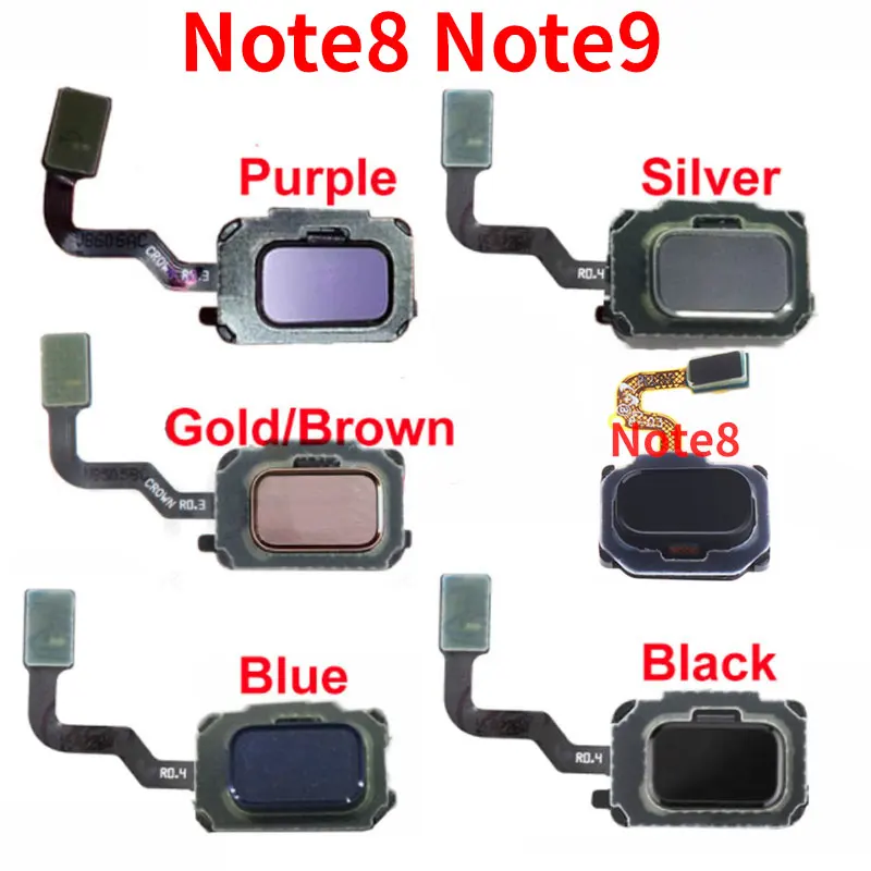 Для samsung Galaxy Note 9 N960F N960U Note 8 Кнопка Home Touch ID back датчик отпечатков пальцев гибкий кабель для клавиатуры ремонт