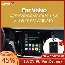 Dongle Carlinkit 3.0 Wireless Carplay per Volvo XC90 S90 V90 XC60 V60 adattatore per auto originale Plug And Play Bluetooth WIFI iOS13 14