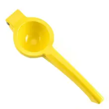 Кухонный портативный соковыжиматель для лимона Желтый Прочный алюминиевый сплав фруктовый пресс для цитрусовых оранжевый блендер ручная соковыжималка гаджеты для кухни