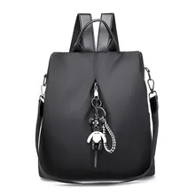 18-новое поступление в Корейском стиле Водонепроницаемый покрыта водоотталкивающим антискользящим материалом Theft мульти-функциональный большого объема Универсальный Повседневное дорожная нейлоновая сумка для Wom