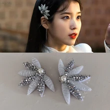 AOMU Druna отель винтажные хрустальные бусины лепесток волос боковые палочные Зажимы для женщин Заколка Для Девочек инструменты булочка производитель шпилька головной убор