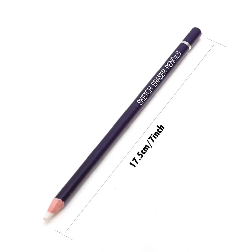 Eraser Pencil Pen Style Rubber Revise Details Highlight Modeling For Manga Design Drawing Art Supplies Set of 6 eraser pencil