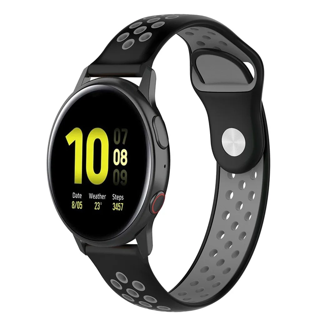 Силиконовые сменные часы ремешок на запястье для samsung Galaxy Watch Active 2 Смарт часы браслет аксессуары Active2#1010