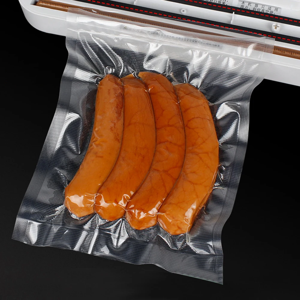 100pcs Kitchen Food Vacuum Sealer Bag Sous Vide Food Saver Storage Vacuum Packaging Bags Kitchen Accessories BPA-Free