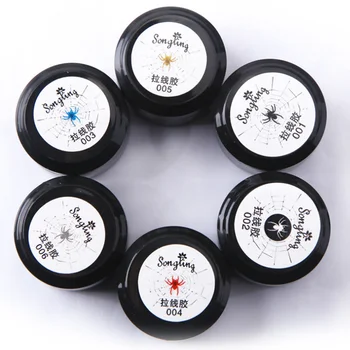 

6color/set 8ml Spider Gel nail polish DIY Nail Design Point To Line Drawing Painting Decoration Pulling Silk Spider Gel Lacquer