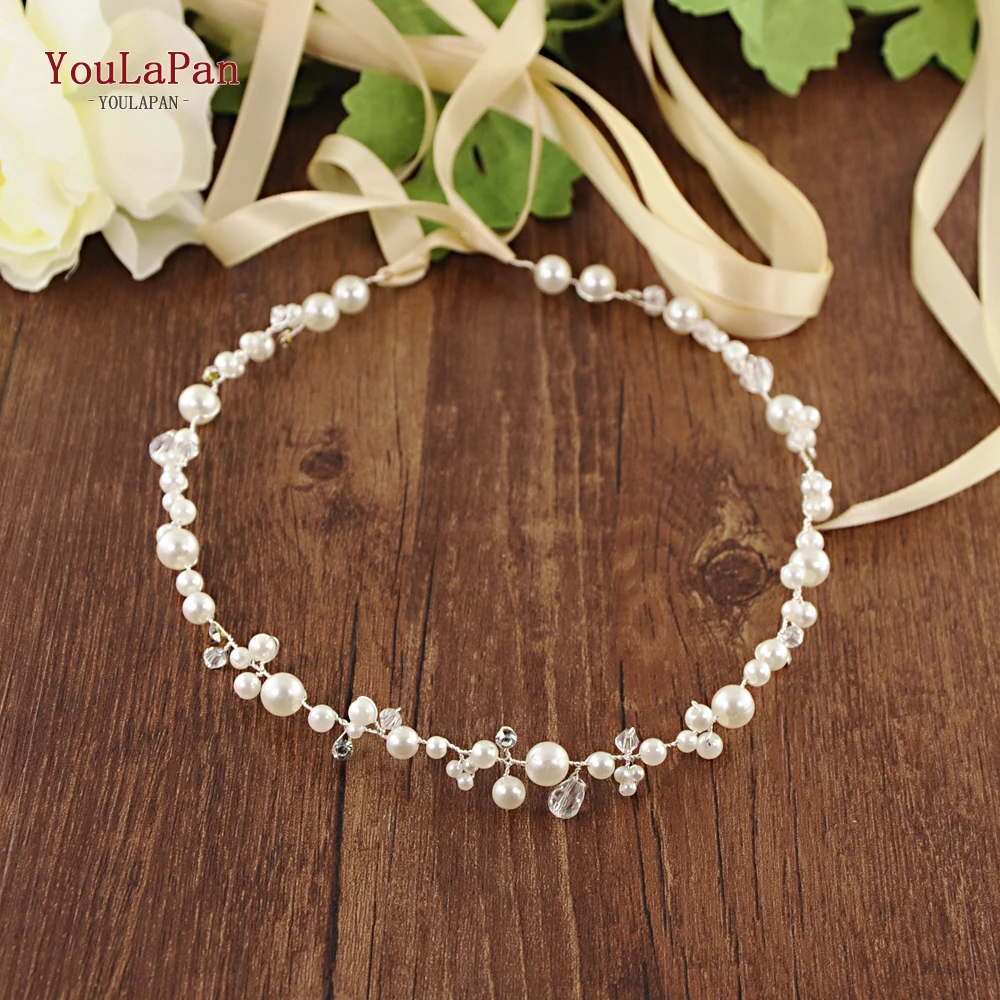 Bridal Waistband Silver Golden Crystal Bridal Belts Handmade Wedding Thin Belts for Dress Pearl Wedding Sash Belt Women Waistband SH03