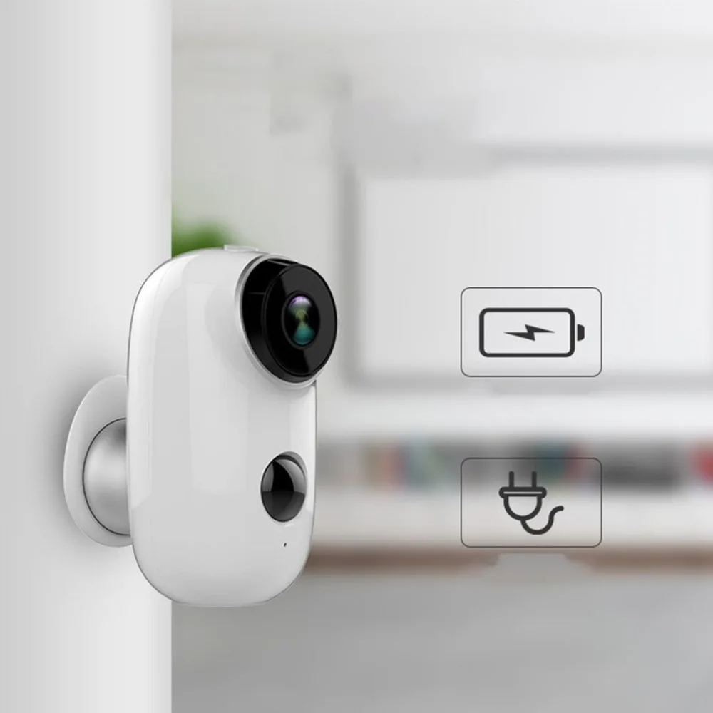Smart Home Waterproof Surveillance Camera Low Power Camera Mobile Wireless Wifi Remote Intercom Monitoring