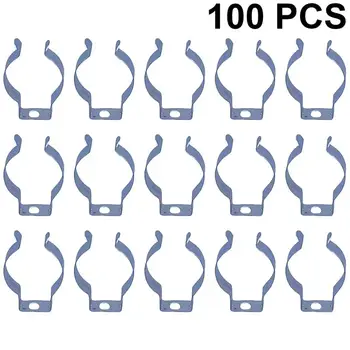 

100 Pcs Versatile Lamp Holder U Clips Holder for LED Light Manganese Steel Lampholder Support Bracket LED Lamp Holder