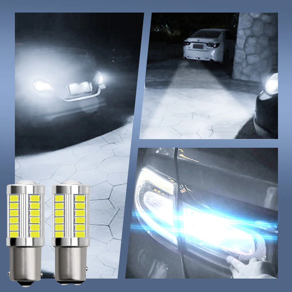Hot 2pcs 1156 5730 33SMD Car LED Turn Signal Reversing Light Replacement Bulbs for Automobile J99 | Автомобили и мотоциклы
