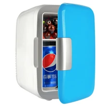 4L voiture réfrigérateur chaud et froid Double usage réchauffement et refroidissement véhicule réfrigérateur avec adaptateur de voiture pour véhicule voiture extérieure A5