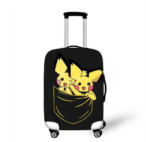 18-32 дюймов Pokemon Haunter Eevee Эластичный Защитный чехол для багажа, чехол для чемодана, пылезащитный чехол, Мультяшные аксессуары для путешествий - Цвет: picture color