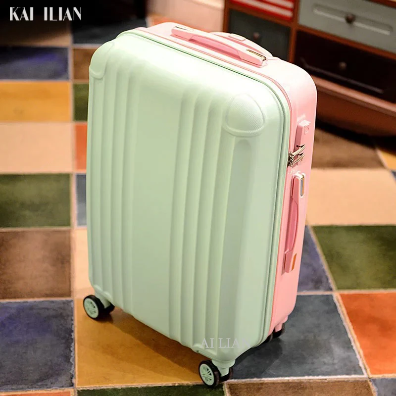 tiny suitcase on wheels