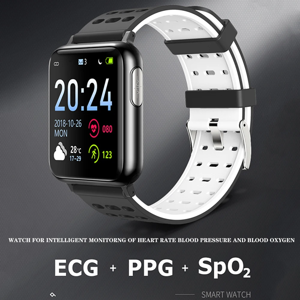 

V5 Smart Watch Men waterproof Screen Heart Rate Monitor Blood Pressure SmartWatch Sports Fitness Tracker Sleep Monitor Pedometer
