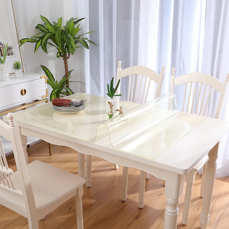 

2019 Hot New Non-slip PVC Table Mats Manteles Para Mesa Rectangulares En Tela Work Table Cover Christmas Tablecloth thickness1.5