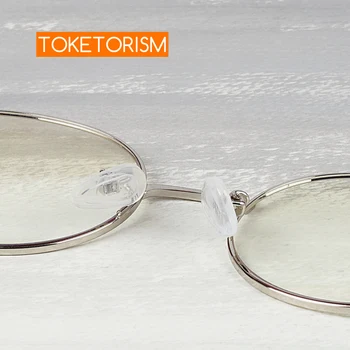 

Toketorism10Pairs/20pcs Anti Slip Soft air chamber silicone nose pads for glasses With Screws/Screwdriver/Tweezers 500100