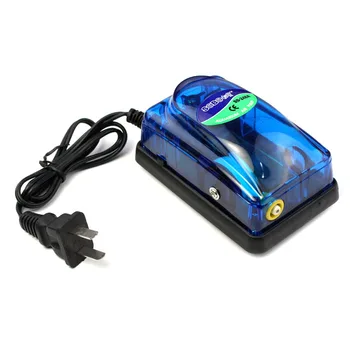 

25# Aquarium Air Pump Compressor Oxygen 220-240v Transparent Body Single/double Outlets High Quality Fish Tank Pump