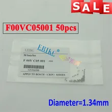 ERIKC F 00V C05 001 Common Rail стальные шарики для 120 Sreies инжектор F00VC05001 топливный двигатель впрыска ремонтный шарик диаметр = 1,34 мм