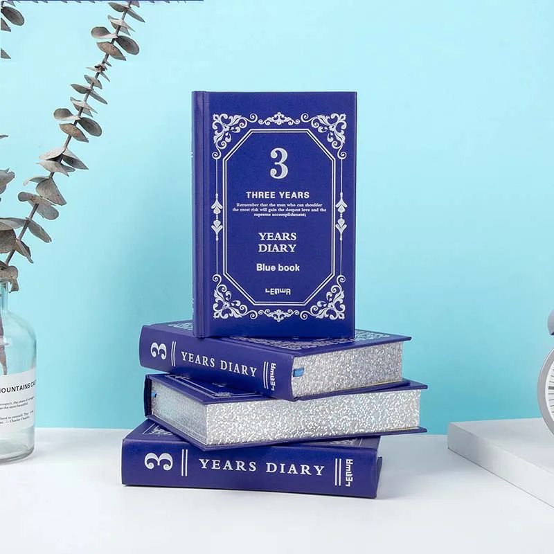 

Notebook Retro European Three-year Diary Thickened Diary Plan Book Creative Simple Notepad Notebook Student Gift