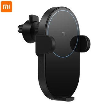 

Xiaomi Mi 20W Max Qi Wireless Car Charger WCJ02ZM Auto Pinch with Intelligent Infrared Sensor Fast Charging Car Phone Holder