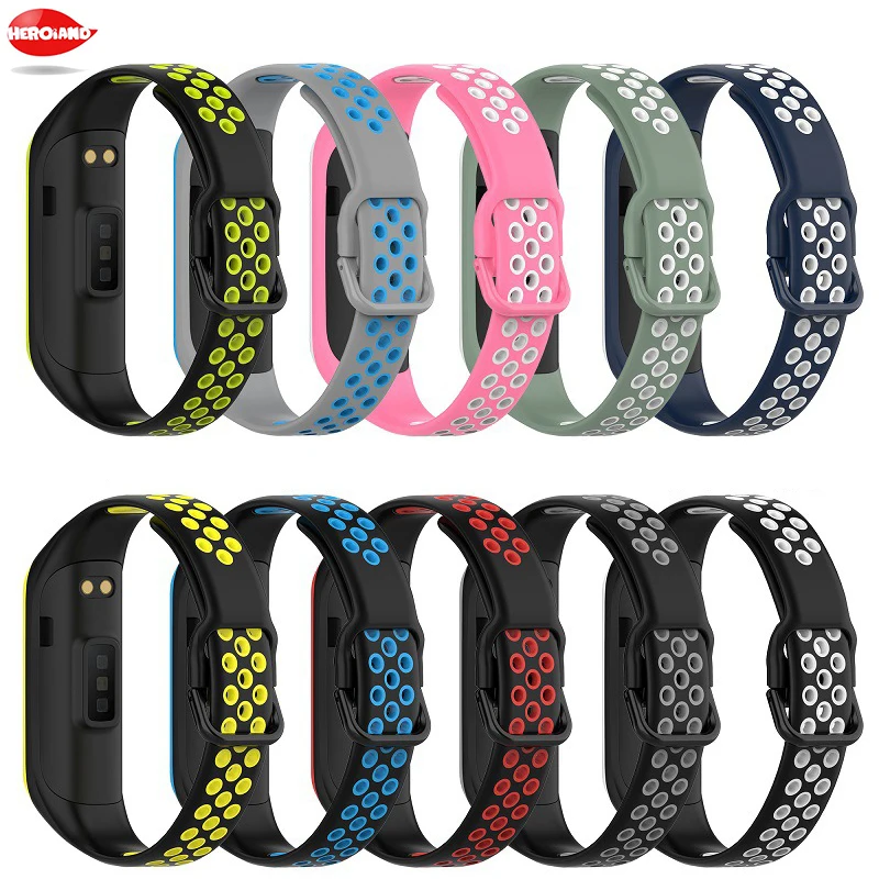 

Soft Silicone Sport Band Straps For Samsung Galaxy Fit 2 SM-R220 Bracelet Replacement Watchband For Samsung Galaxy Fit2 Straps
